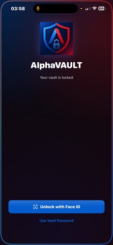 AlphaVAULT Screenshot 1 of 10