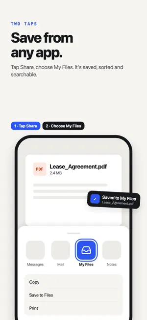 My Files: File Manager & Saver screenshot 2