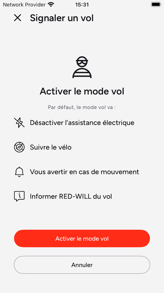 #9. RED-WILL (iOS) 由: COM CYCLES