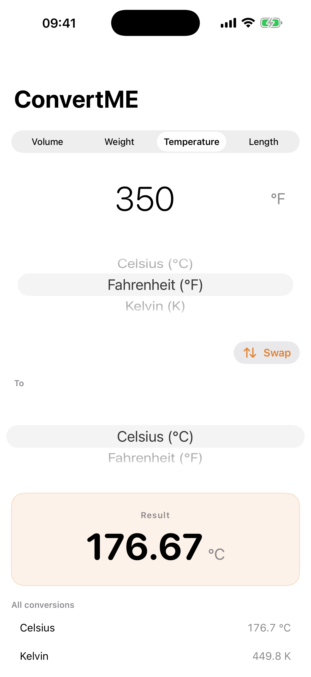 Cooking Unit Converter Recipe