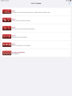 Learn C Language iPad image 1