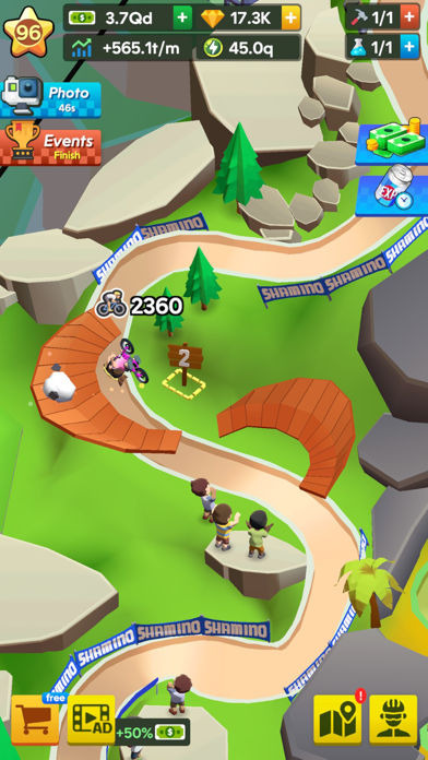 Mountain Bike Park-Tycoon Game Screenshot