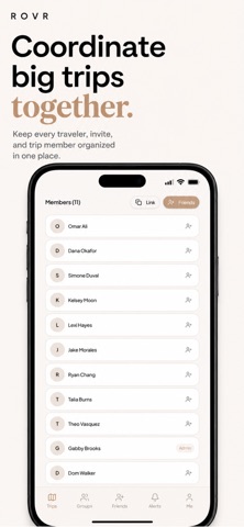 ROVR Travel Planner screenshot