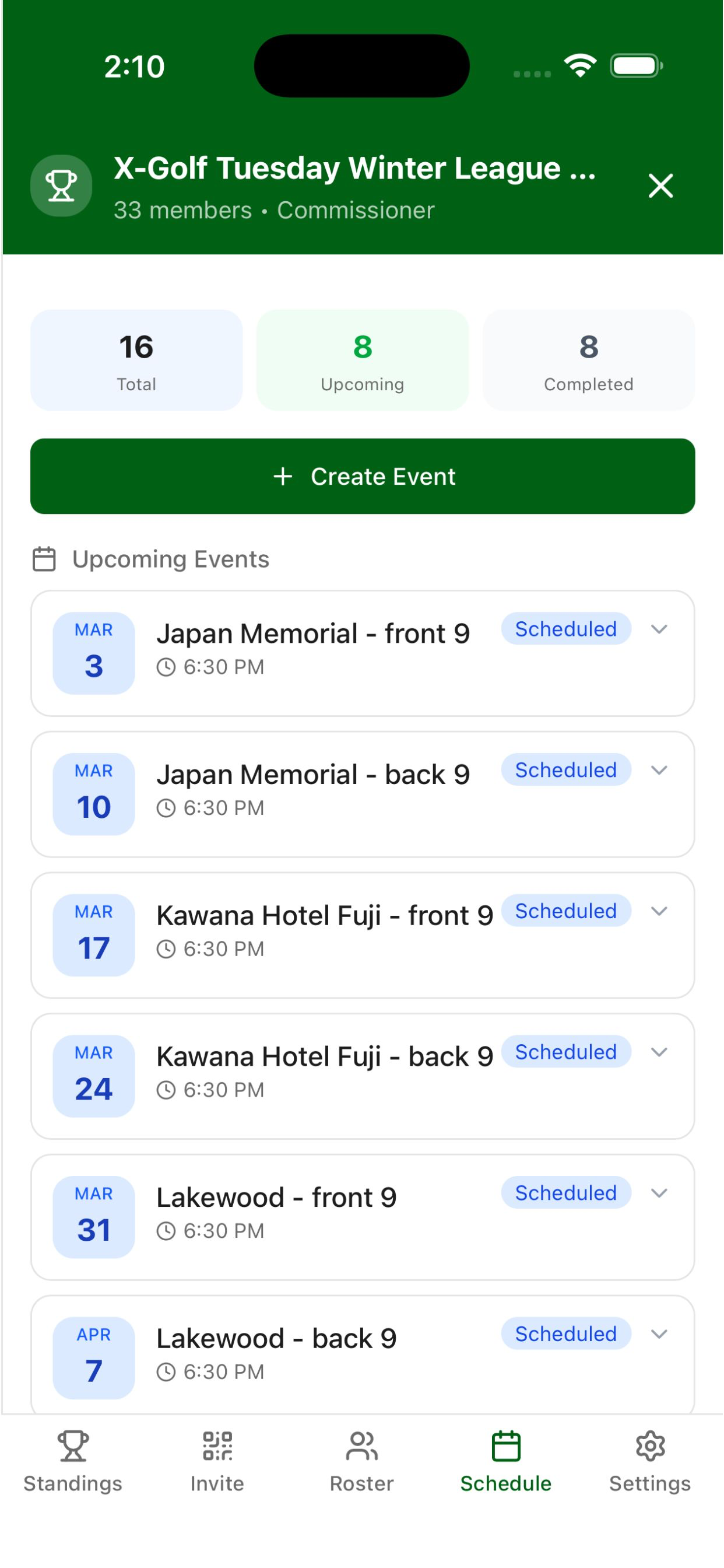 Golfer by Tournamatch screenshot 8