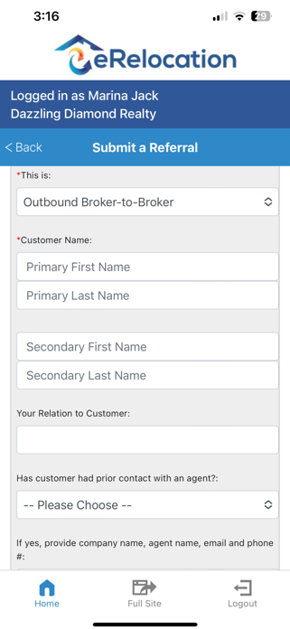 eRelocation Screenshot 4 of 4
