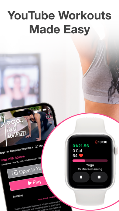 MzFit: YouTube Fitness Screenshot