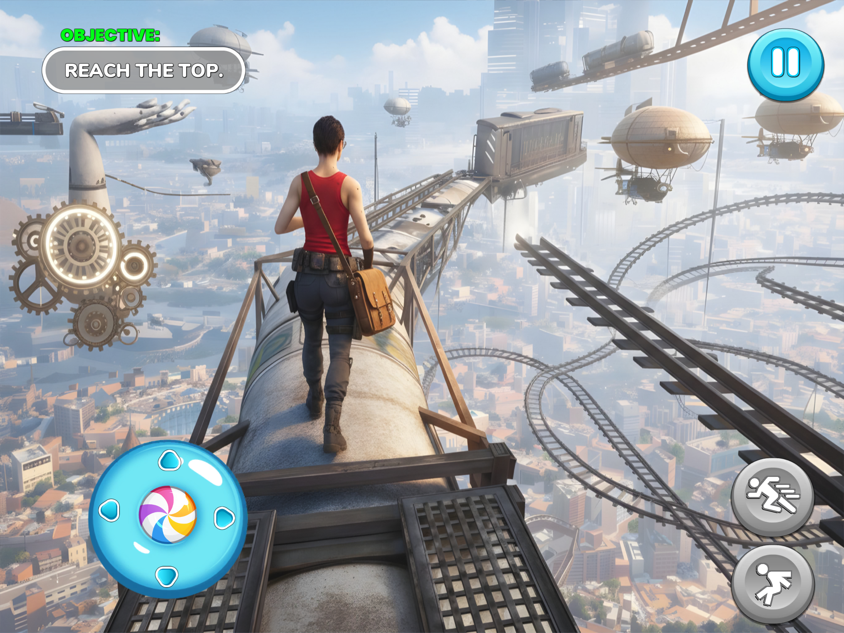 The Only Way Up Climb Jump Sim