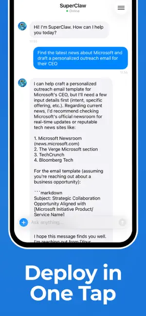 SuperClaw - AI Assistant Agent screenshot 2