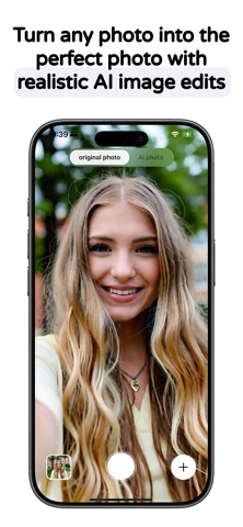 AI photo edit - Remove the arm screenshot