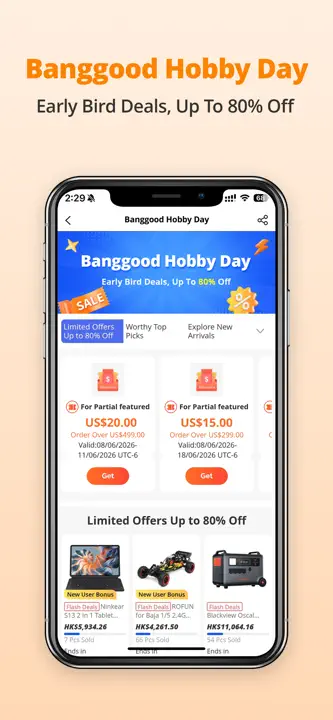 Banggood Global Online Shopのスクリーンショット（2/6）