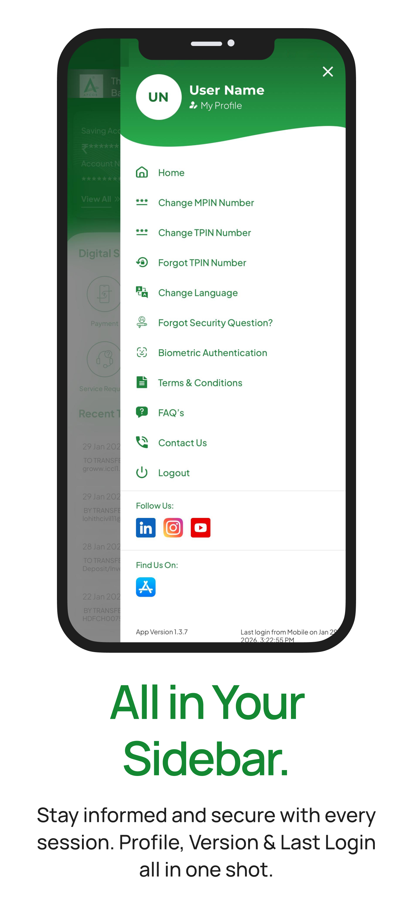 APCOB Mobile Banking