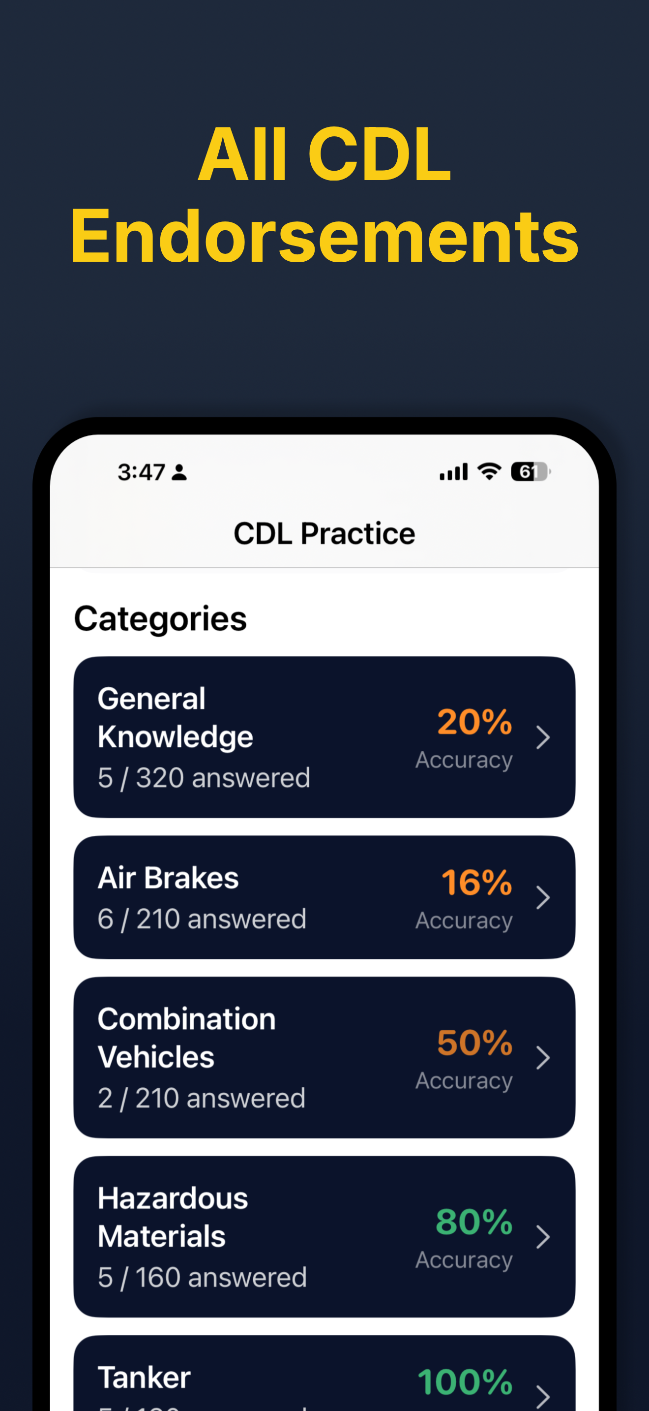 CDL Practice Test 2026: Prep screenshot 4