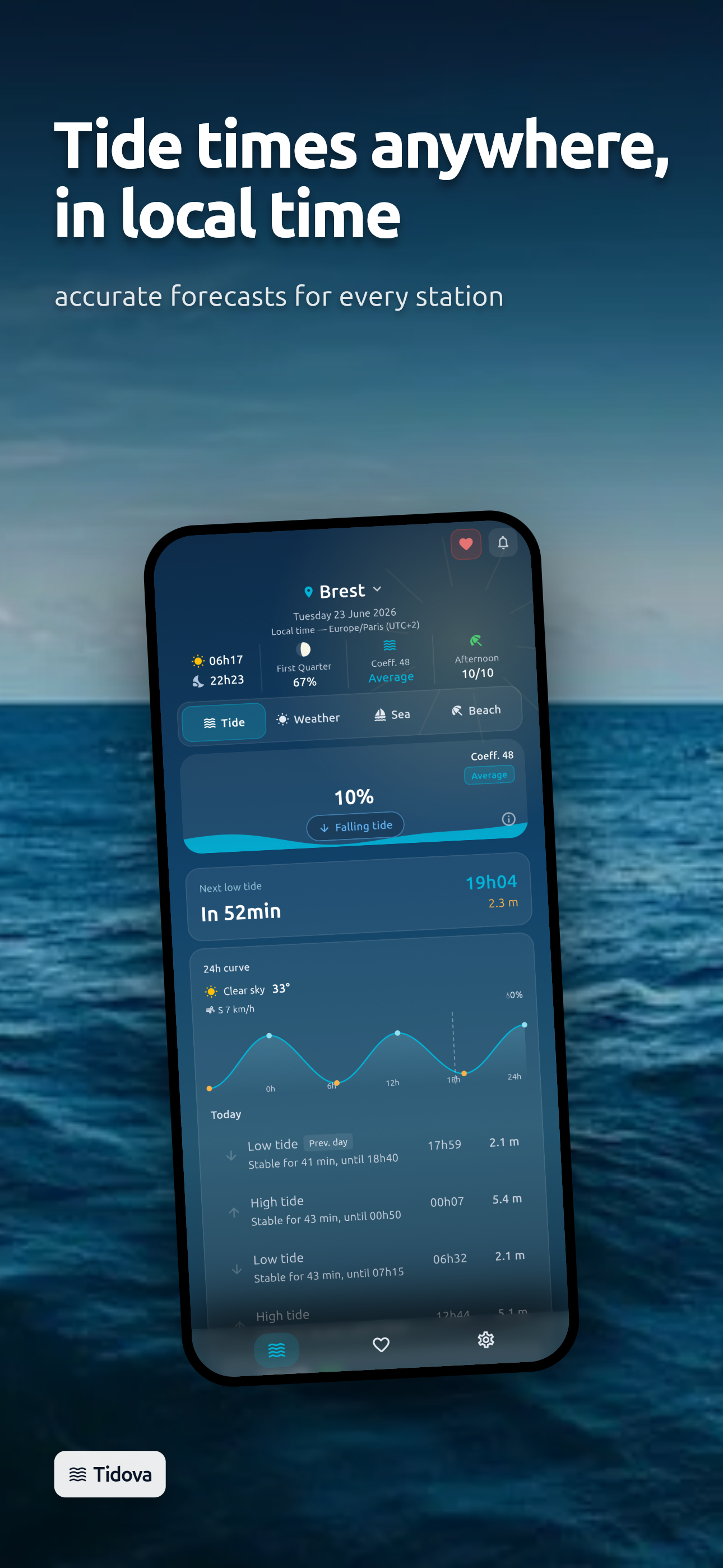 Tidova: Tides Fishing & Beach