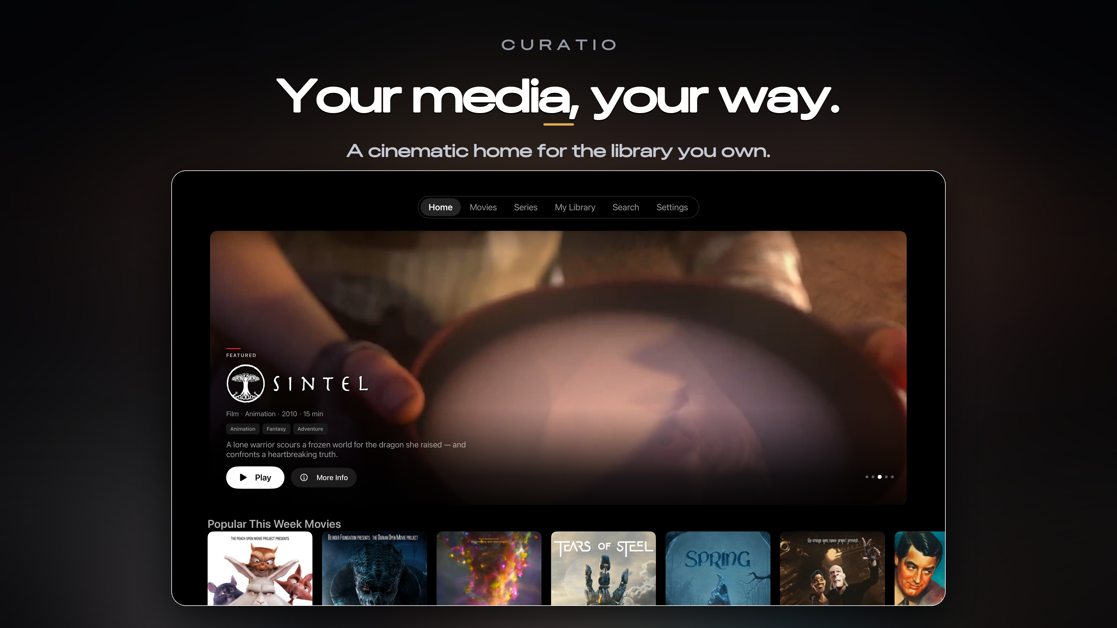 Curatio Media Player screenshot 9