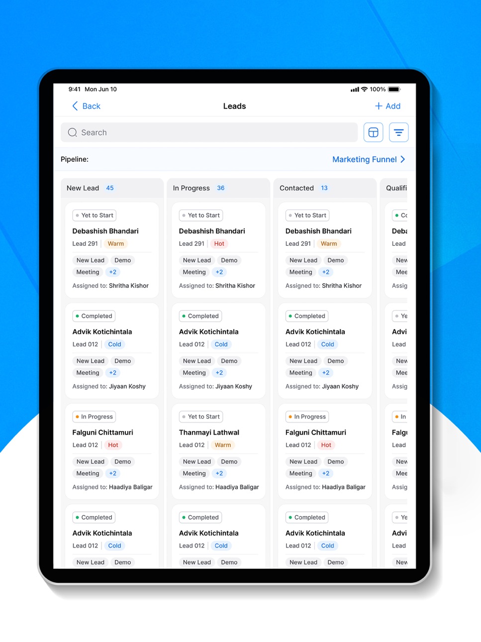 iPad screenshot