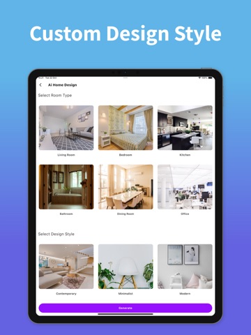 Ai Home Design - Home Decor iPad screenshot