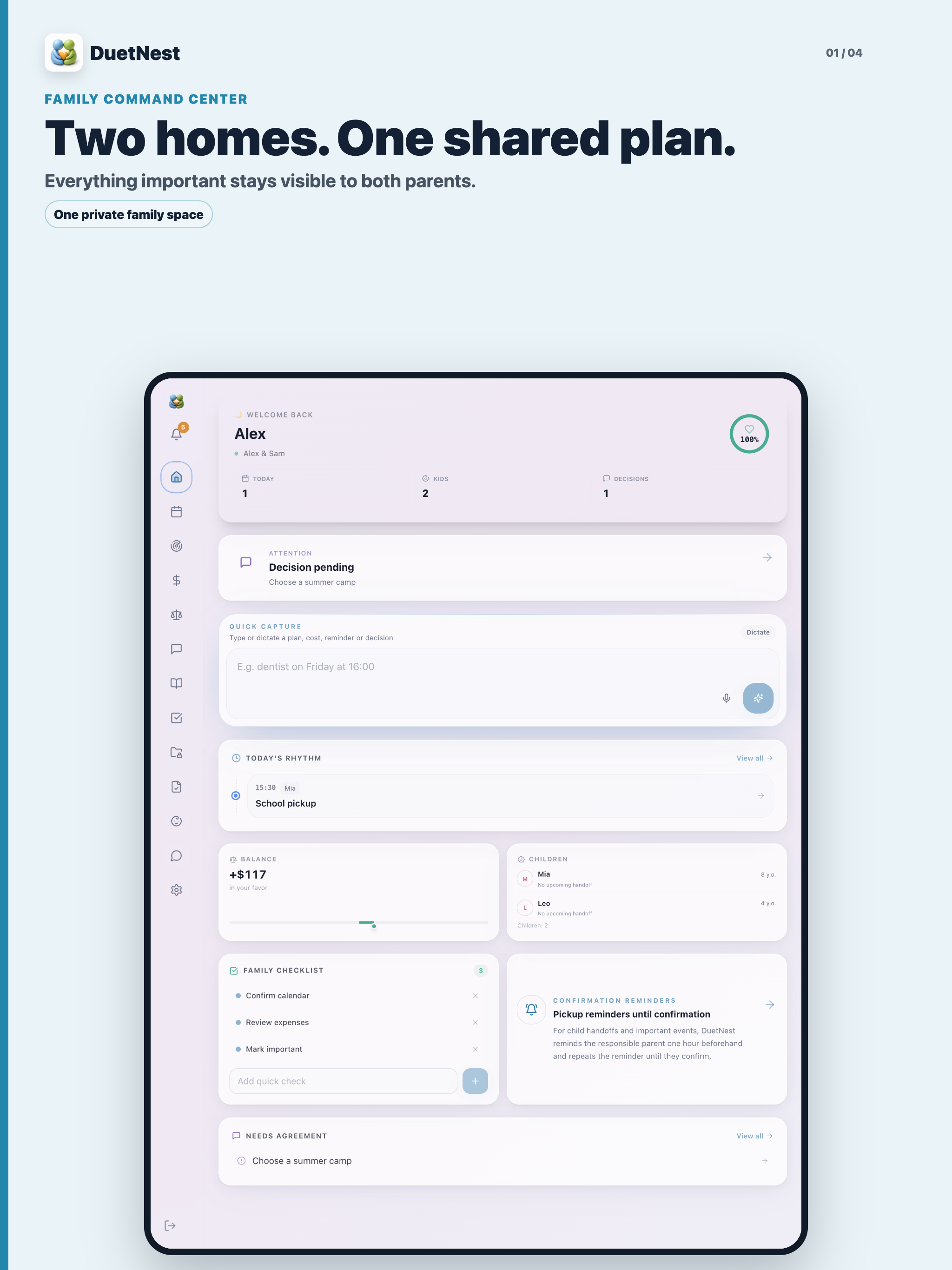 DuetNest Co-Parenting screenshot 6