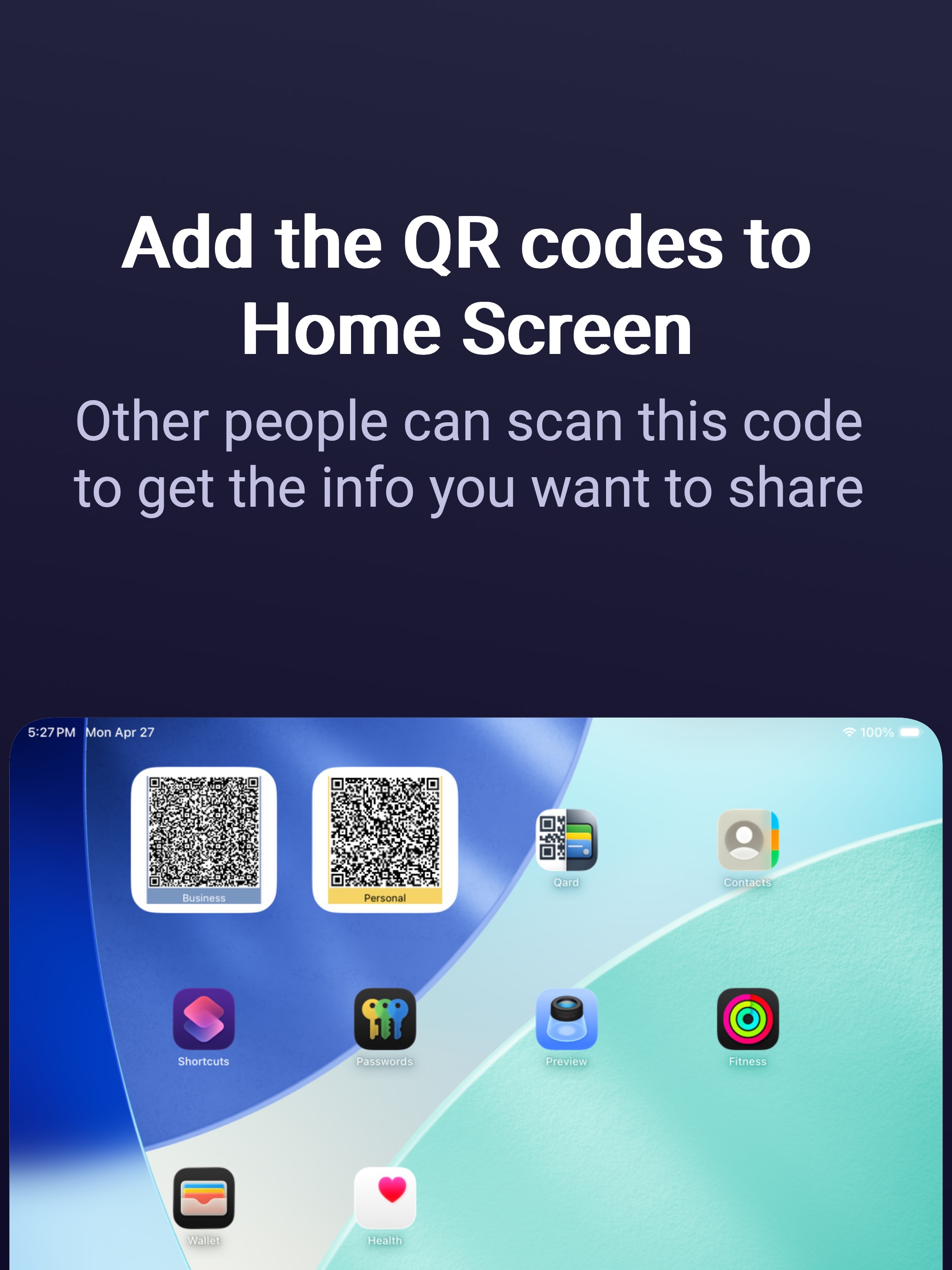 Qard: QR codes for Wallet