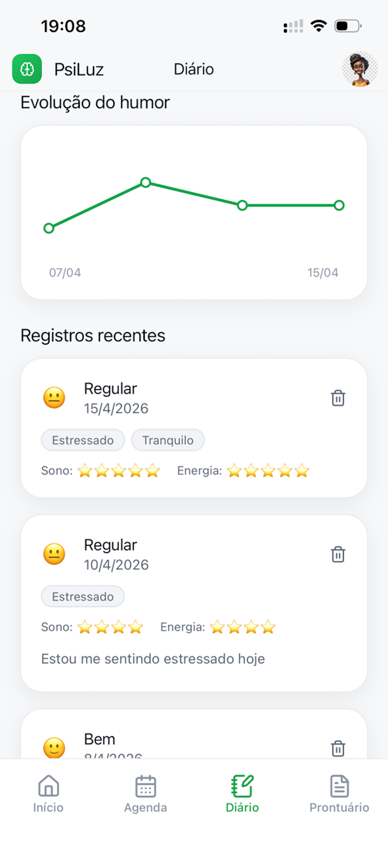 Psiluz Paciente screenshot 7