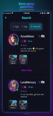 GameMate - Find Gaming Mates screenshot