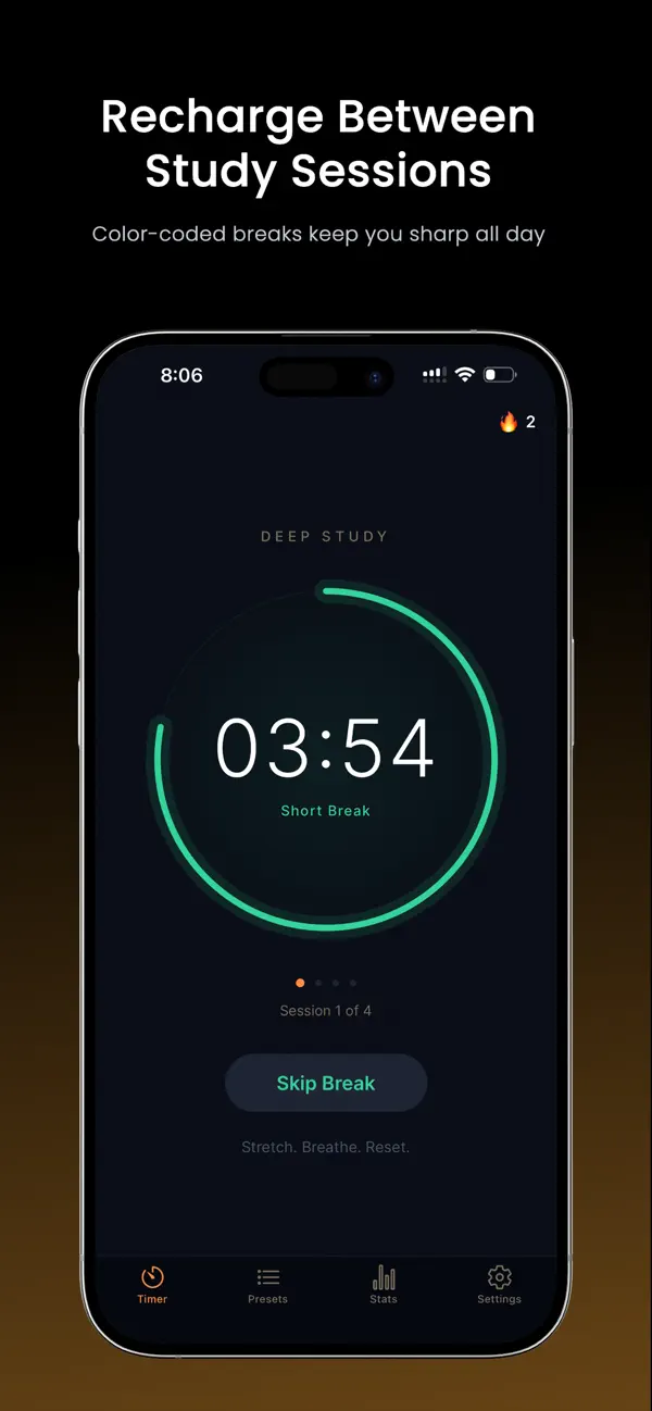 #2. Tempro: Focus Timer (iOS) Podle: Daryl Bellows