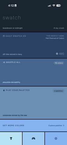 Swatch: Color Blending Puzzle screenshot