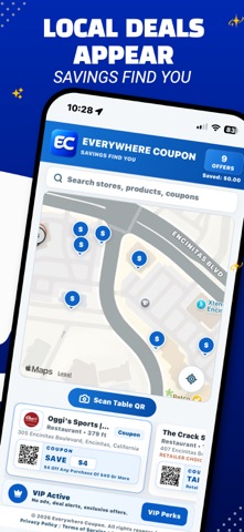 Everywhere Coupon iPhone screenshot