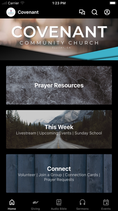 Covenant Community Ellijay app screenshot