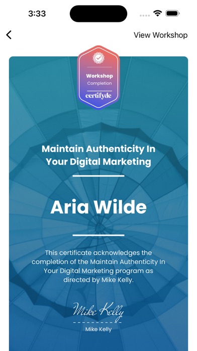 Certifyde iPhone screenshot 9 - Education app