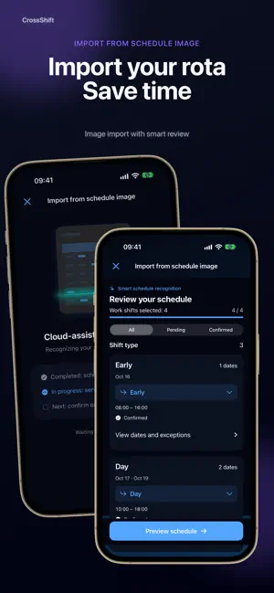 CrossShift - Shift Schedule screenshot 2