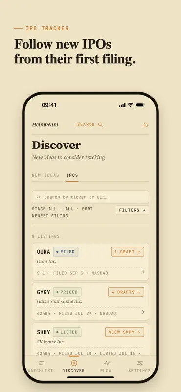 Helmbeam: Stock & IPO Research screenshot 7 of 10