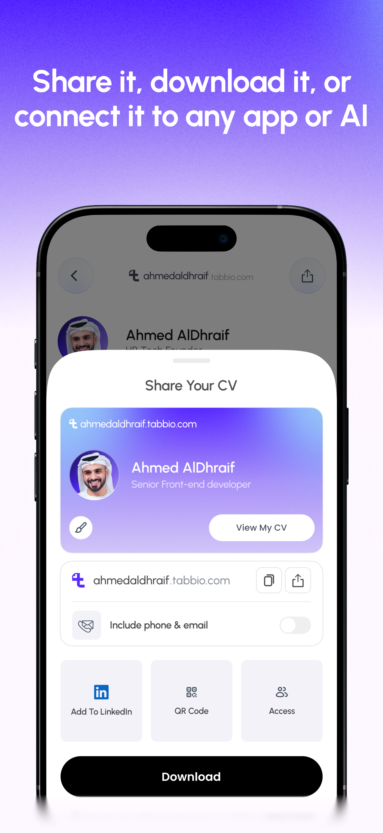 Tabbio: CV Maker & Job Search screenshot 4