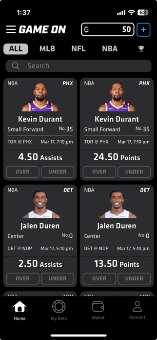 GameOn Fantasy Screenshot 1 of 7
