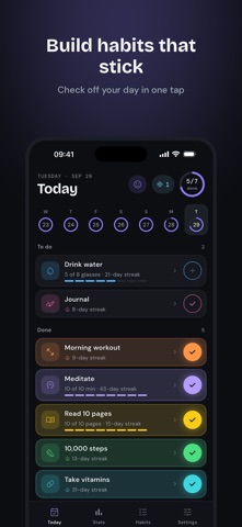 Haizen: Habit Tracker Screenshot 1 of 8