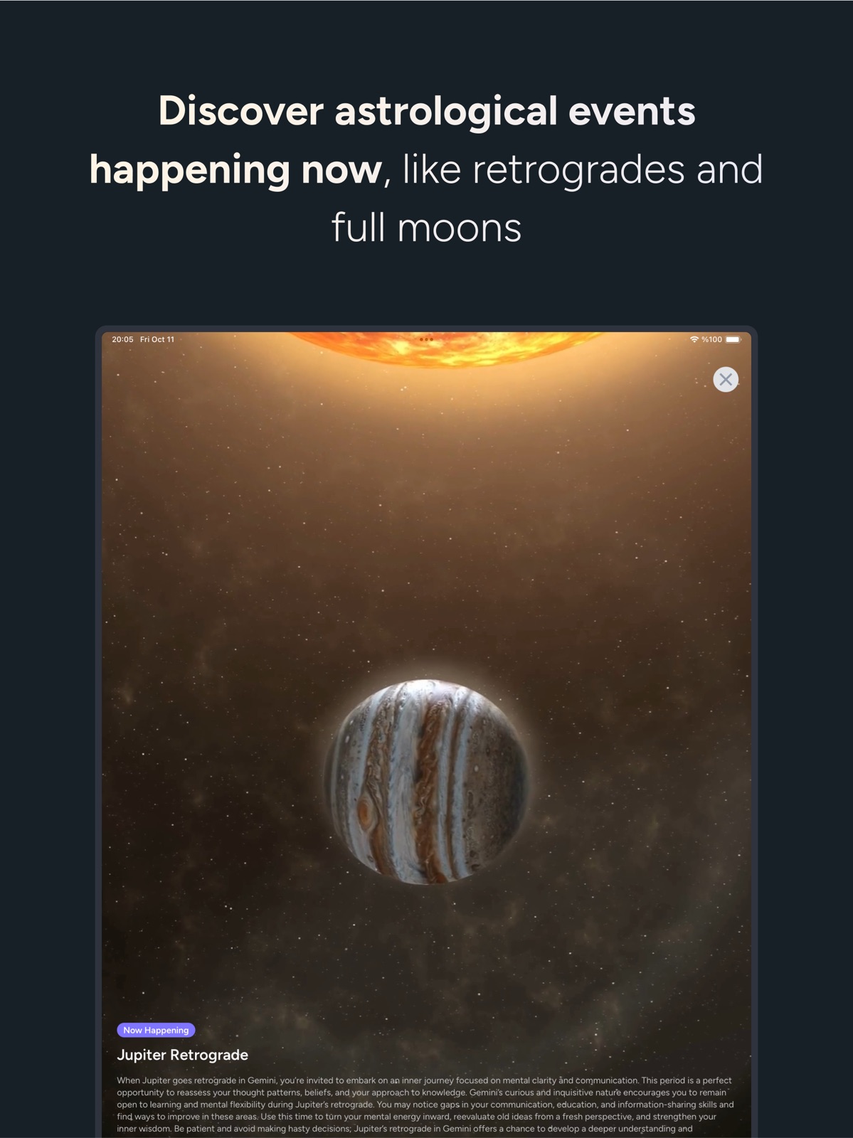 Stellium: AI Powered Astrology ipad screenshot 1