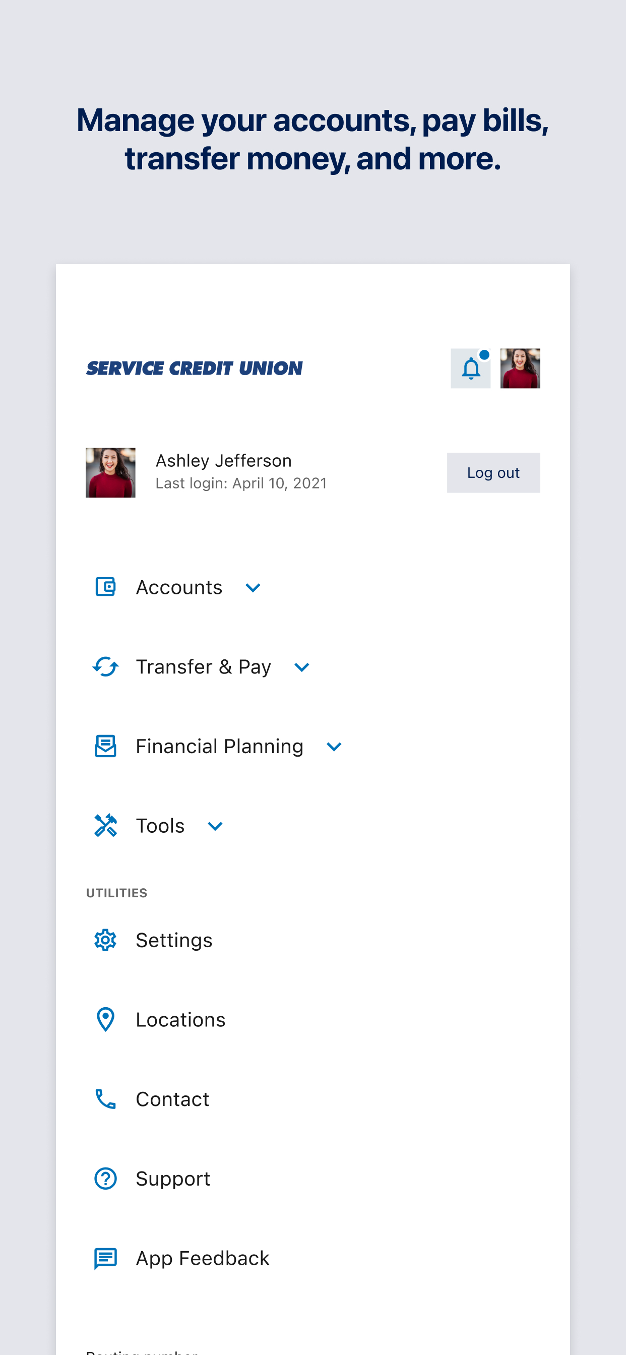 Service CU Mobile Banking screenshot 4