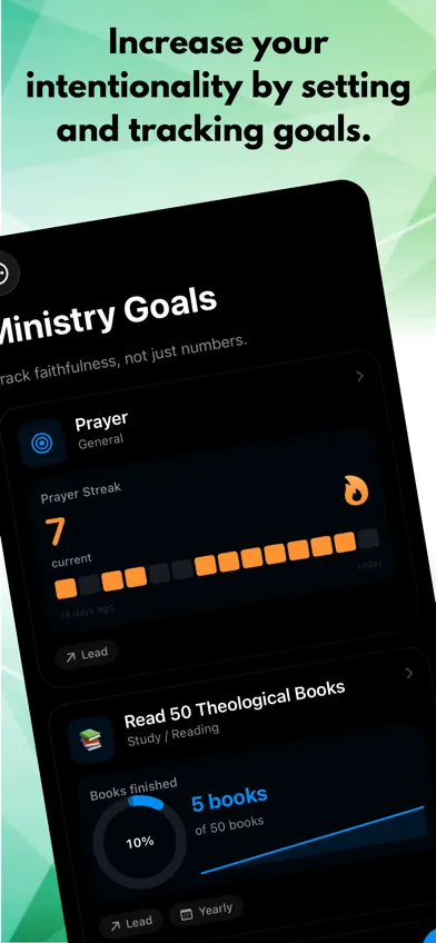 Ministry Goals screenshot 1