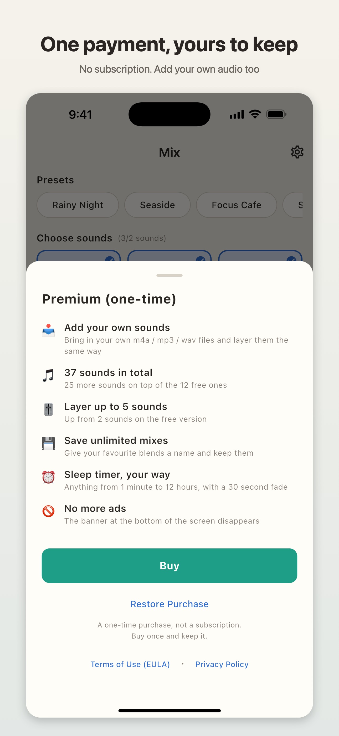 Screenshot 5 of Easy Sleep Sounds: Noise Mix