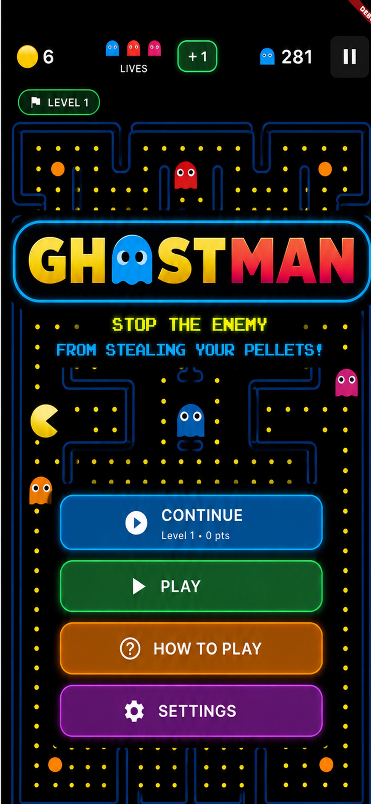 Screenshot 1 of Ghostman Game
