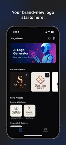 LogoGenie - AI Logo Generator Screenshot 2 of 5