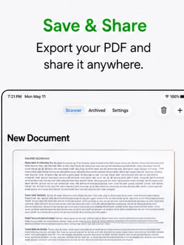 PDFly - PDF document creator iPad screenshot