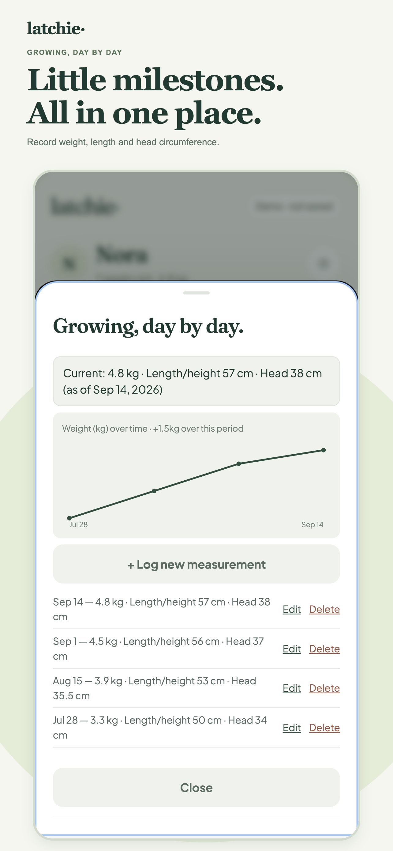 Screenshot 4 of Latchie – Baby Tracker