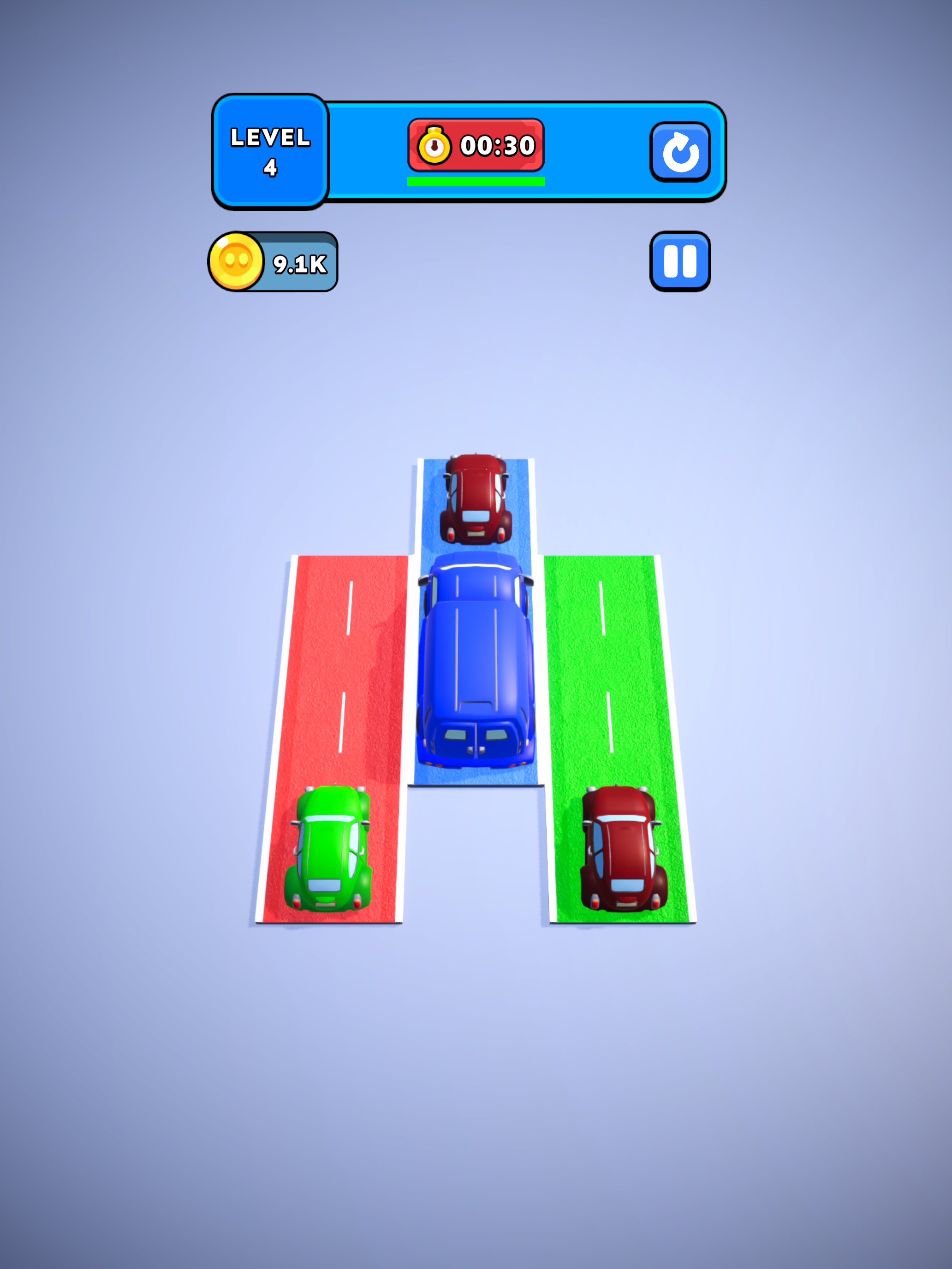 Lane Rush: Car Sort screenshot 8