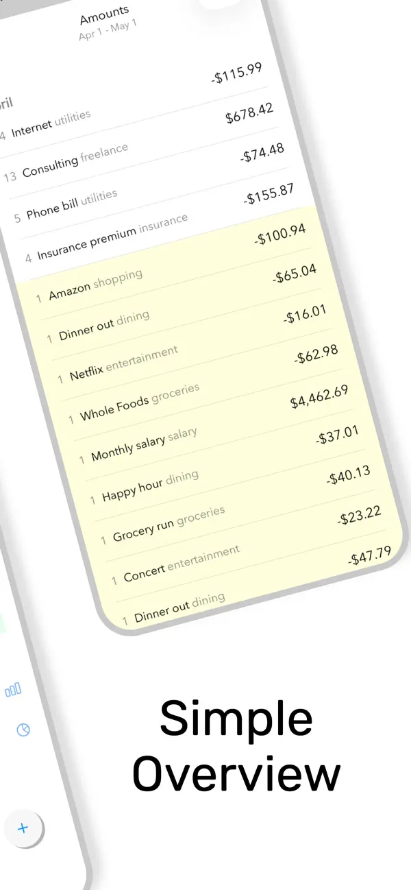 Screenshot #2 pour Cashier - minimal budget app