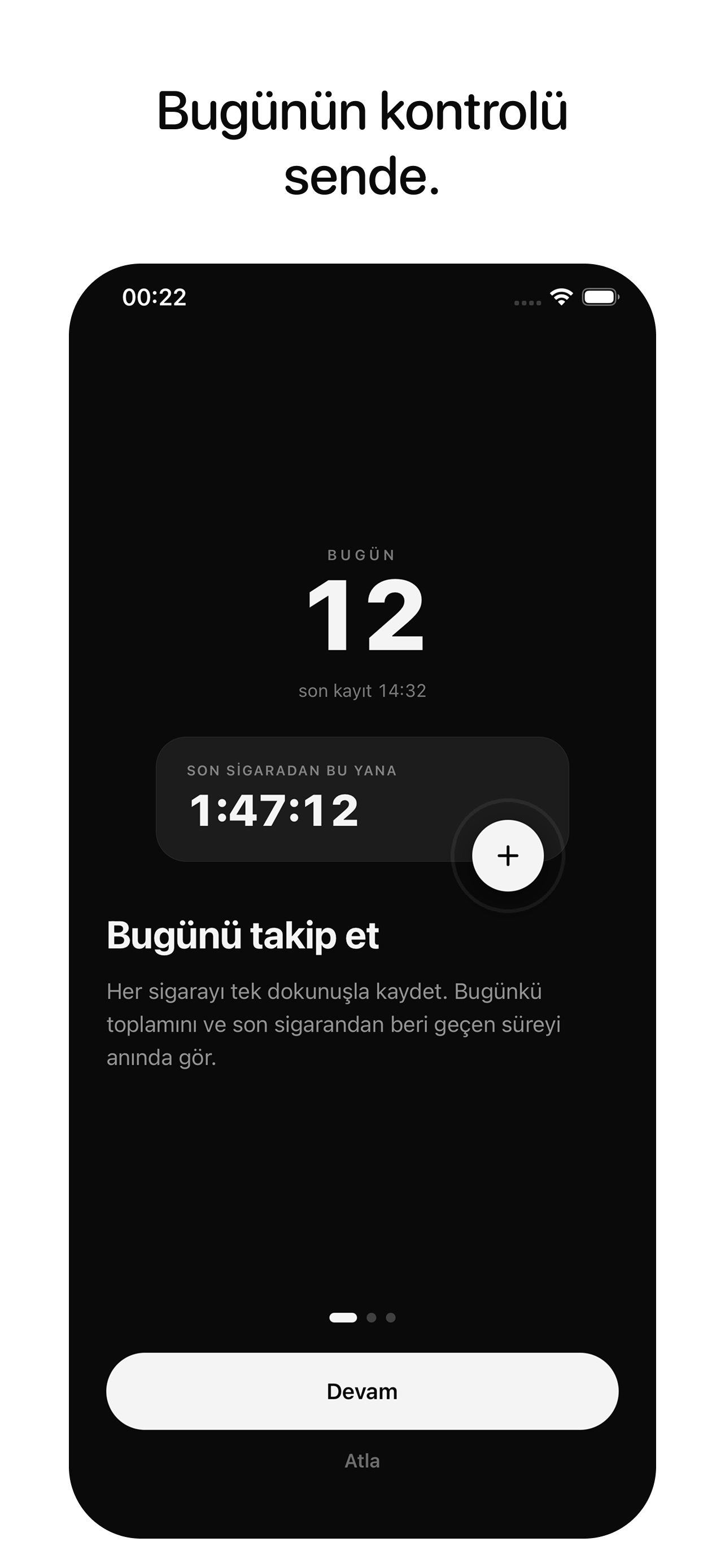 Tane: Sigara Sayacı screenshot 2