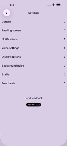 Vox libri screenshot