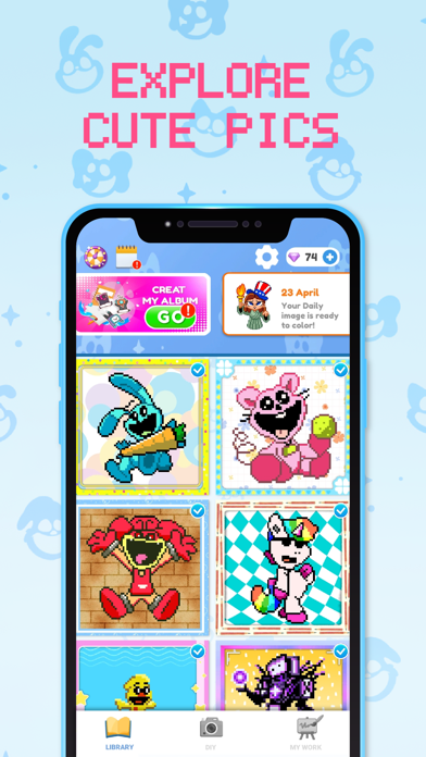 Pixel by Color: Pixel Art Screenshot