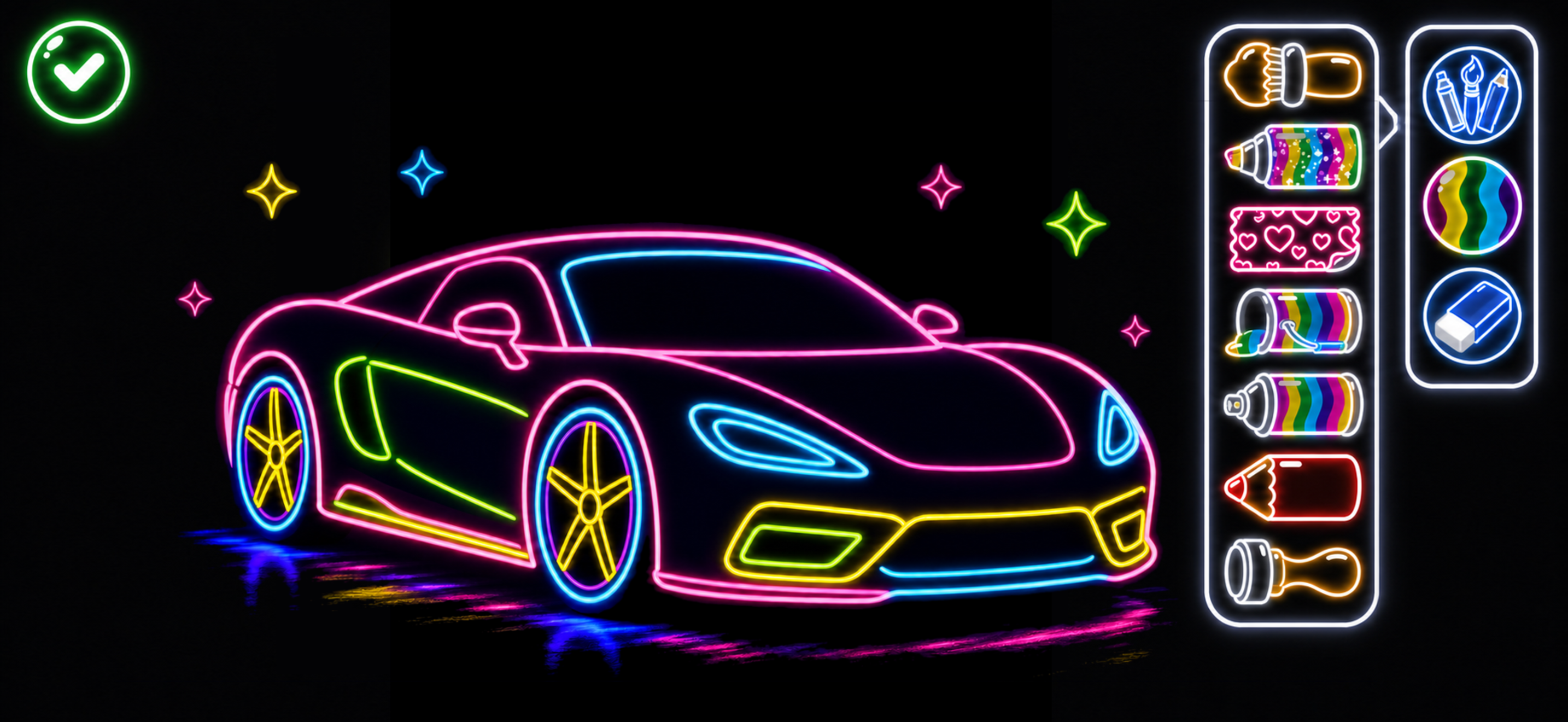 Car Coloring Games: Kids Paint screenshot 4