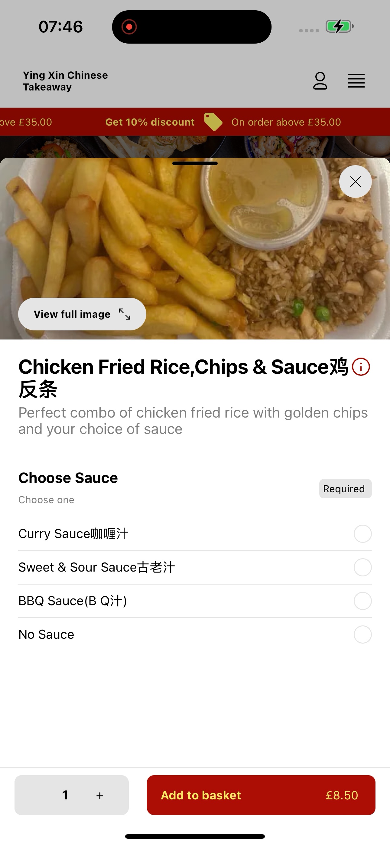 Screenshot 8 of Ying Xin Chinese Takeaway