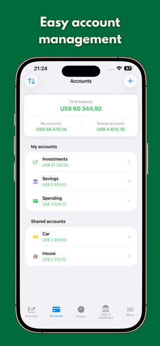 BalanceTrackr (RegnskApp) Screenshot 2 of 8